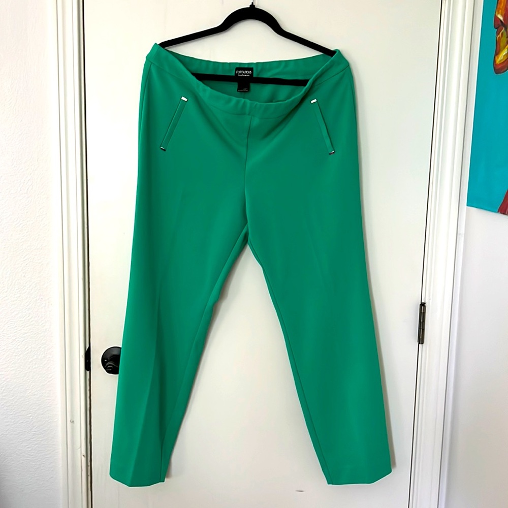 Green Pants, stretchy